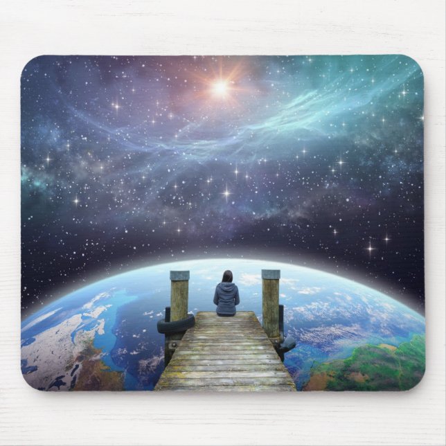 Mousepad Contemplative Space Art Mouse Pad, Multi-Verse (Frente)