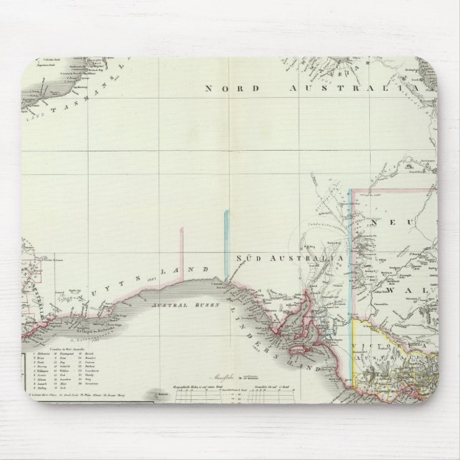 Mousepad Continente Austral (Frente)