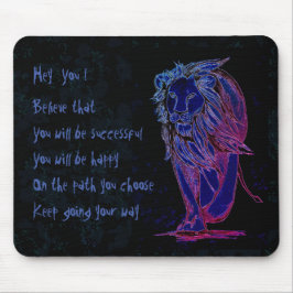 Mousepad Continue indo para o seu caminho