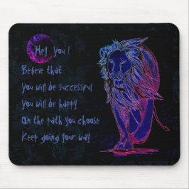 Mousepad Continue indo para o seu caminho