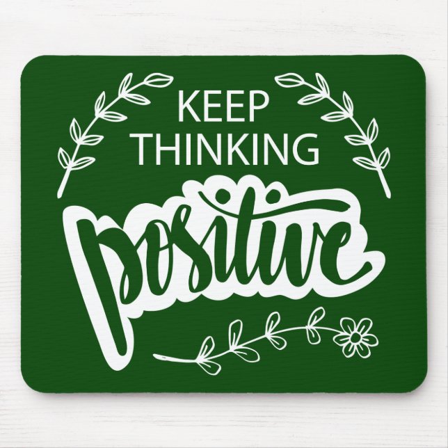 Mousepad Continue Pensando Positivo (Frente)