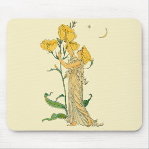 Mousepad Conto de Fadas Vintage, Prímula Noturna, Walter Cr