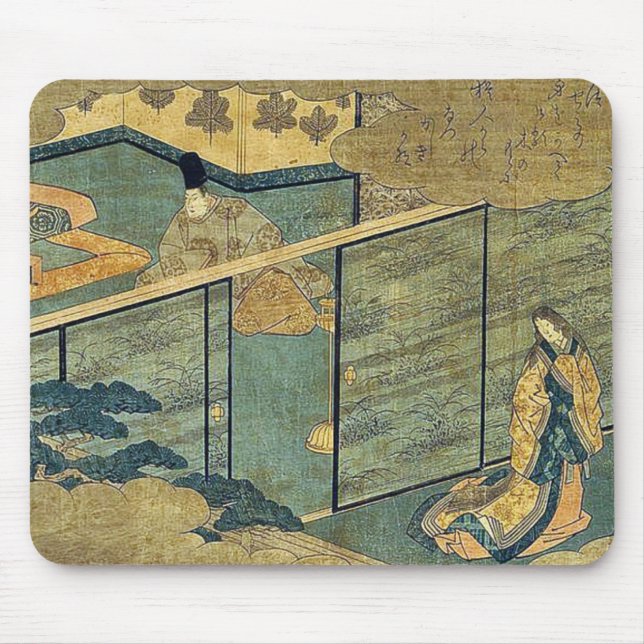 Mousepad Conto de Genji por Ando, Hiroshige (Frente)