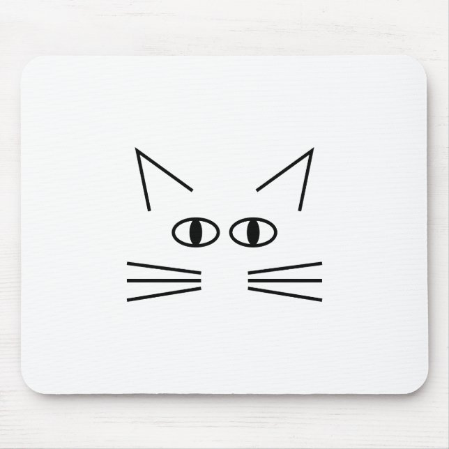 Mousepad Contorno do ninho do gato (Frente)
