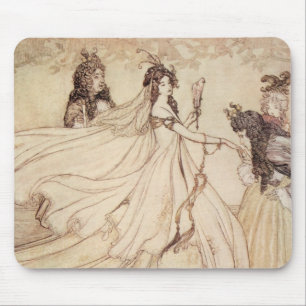Mousepad Contos de Fadas Vintage, Cinderela por Arthur Rack