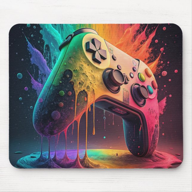 Mousepad Controlador de Jogo (Frente)