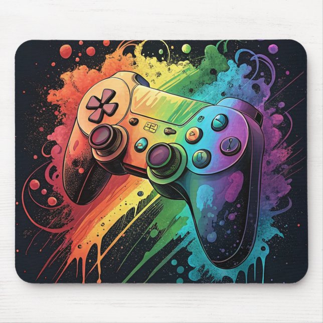 Mousepad Controlador de Jogo (Frente)