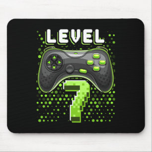 Mousepad Controlador de Jogo de Vídeo Nível 7 Aniversário d