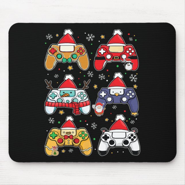 Mousepad Controlador de Natal para Gamer Natal Presente par (Frente)