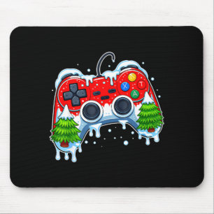 Mousepad Controlador de Video Game Chapéu de Natal do Papai
