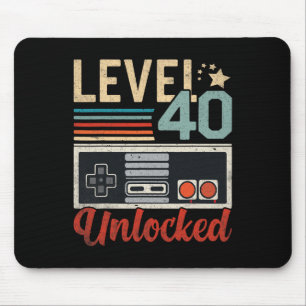Mousepad Controlador de Videojogos Desbloqueado Nível 40 An