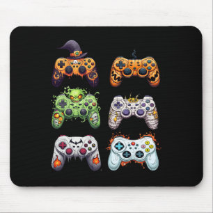 Mousepad Controladores de Jogos da Mummy Zombie do Hallowee