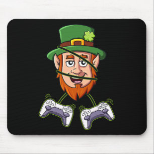 Mousepad Controladores de Jogos de Vídeo Leprechaun do Dia