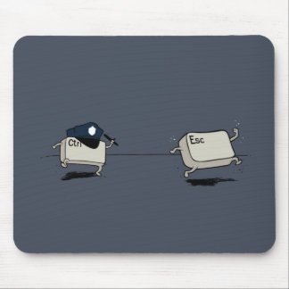Mousepad Controle contra o escape