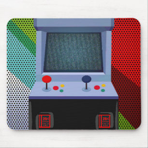 Mousepad Controle de Videogame de Arcade Personalizado Quar