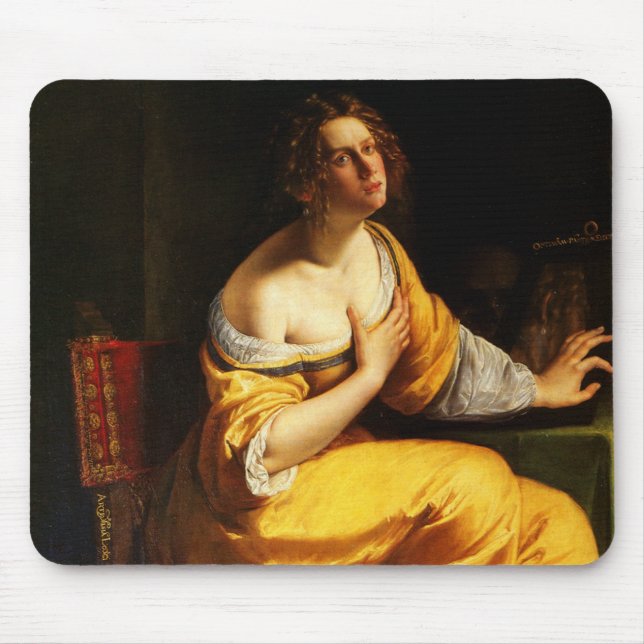 Mousepad Conversão da Madalena - Artemisa Gentileschi (Frente)