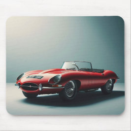 Mousepad Conversível Jaguar Tipo E (Vermelho)