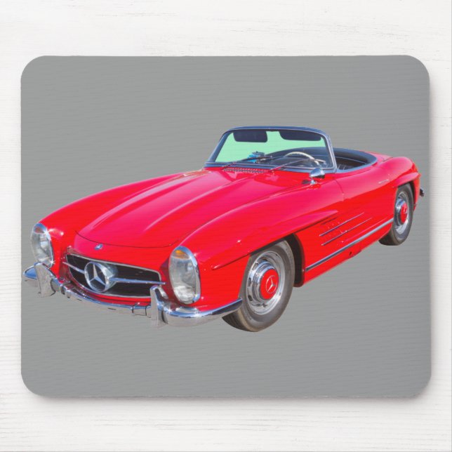 Mousepad Convertible 1960 do SL do Benz 300 de Mercedes (Frente)