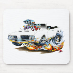 Mousepad Convertible branco do cutelo de 1969 velhos