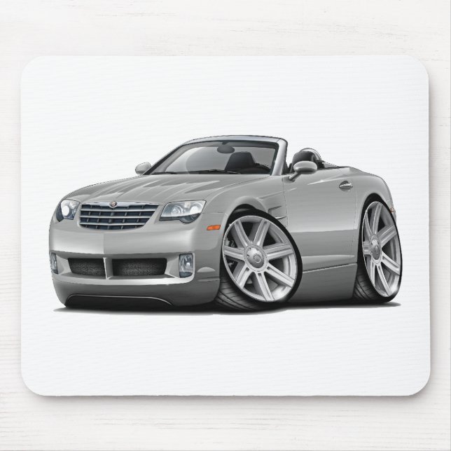 Mousepad Convertible de prata do fogo cruzado (Frente)