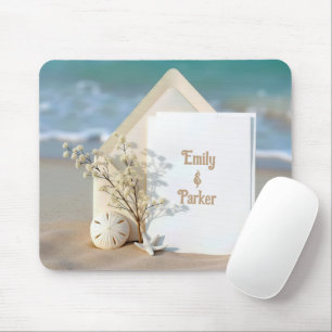 Mousepad Convite de Praia Com Estrela do Mar