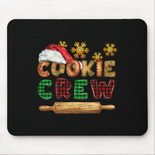 Mousepad Cookie Crew Buffalo Xadrez Natal Baking Pajama
