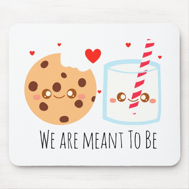 Mousepad Cookie De Chip De Chocolate Cortado E Vidro De Lei (Frente)