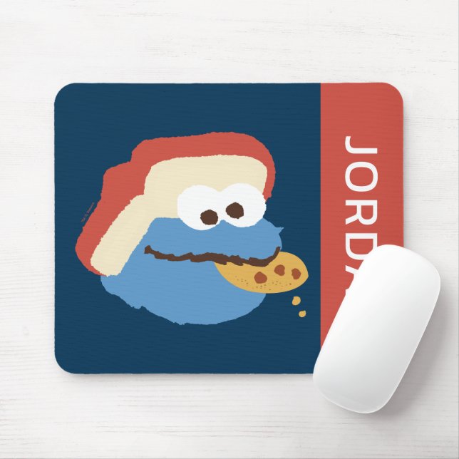 Mousepad Cookie Monster Camp Cookies | Adicione seu nome (Com mouse)