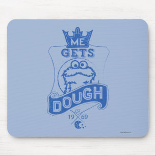 Mousepad Cookie Monster Eu Recebo Massa