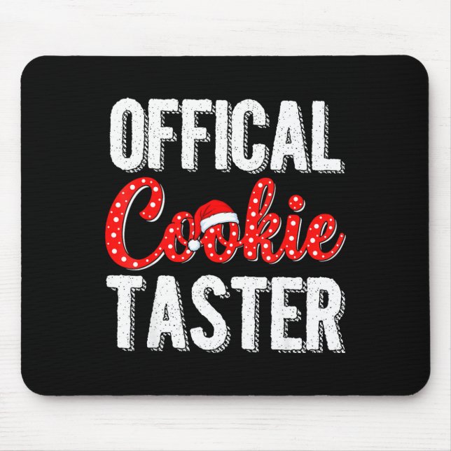 Mousepad Cookie Taster Cookie Christmas Matching Couple  (Frente)