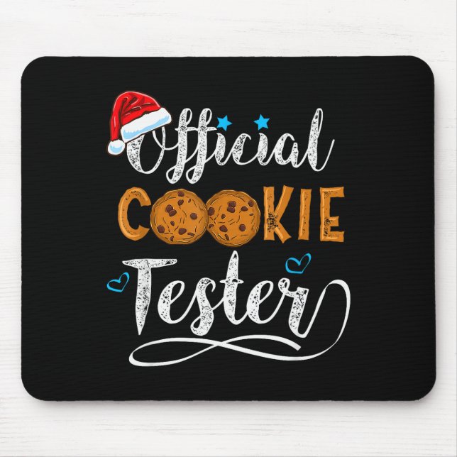 Mousepad Cookie Tester Christmas Baking Team  (Frente)