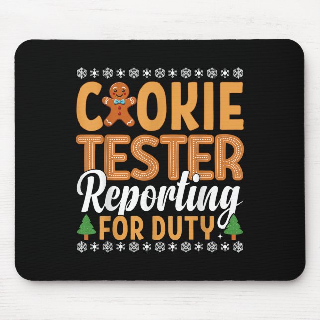 Mousepad Cookie Tester Rerting For Duty (Frente)