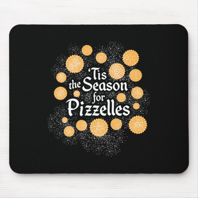 Mousepad Cookies de Natal italianos - Esta é a estação para (Frente)