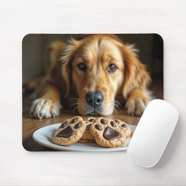 Mousepad Cookies de ouro (Com mouse)