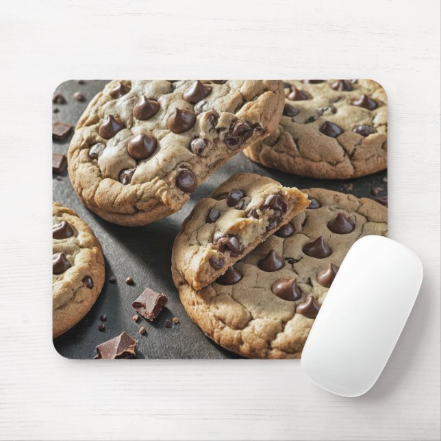 Mousepad Cookies DelecÁVEIS De Chip De Chocolate (Com mouse)