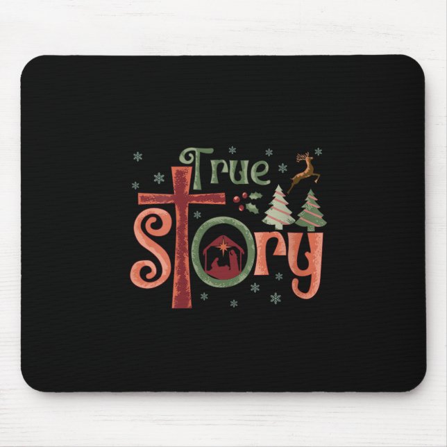 Mousepad Cool Christian Christmas Resurrection Day Jesus Tr (Frente)