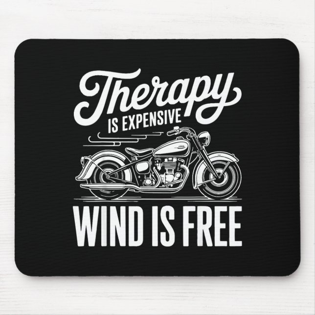 Mousepad Cool Motorcycle Men Biker Rider Motor Cycle Lovers (Frente)