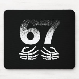 Mousepad Cool Six Seven Geração Alpha Gíria Meme Popular Te
