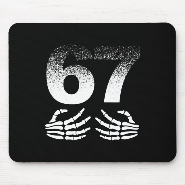 Mousepad Cool Six Seven Geração Alpha Gíria Meme Popular Te (Frente)