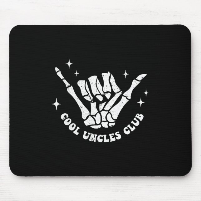 Mousepad Cool Uncles Club Uncle Cke Birthday Father's Day  (Frente)