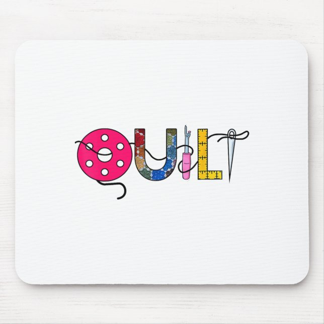 Mousepad Cool Womens Quilt Quilting Sewing Hobby Crafter Gi (Frente)