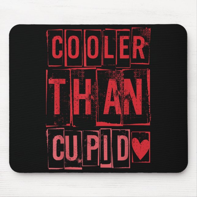 Mousepad Cooler Than Cud Cute Valentine's Day Kids Boys Gir (Frente)