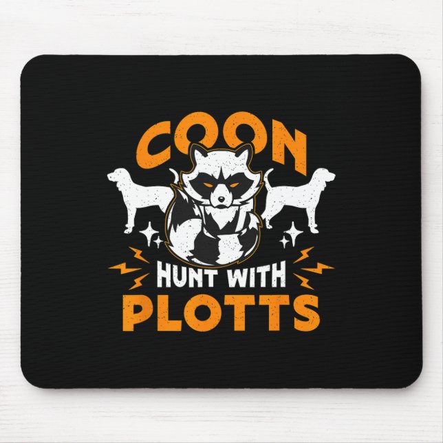 Mousepad Coon Hunt com Plotts caçando caçadores de casulos  (Frente)