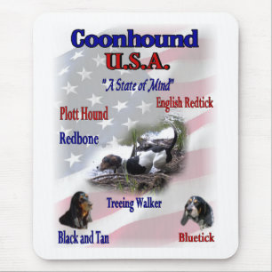 Mousepad Coonhound USA Gifts