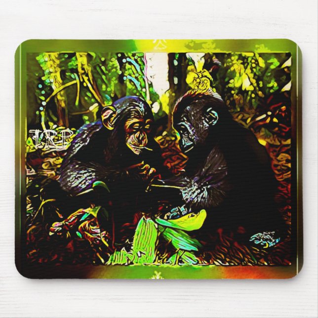 Mousepad Cooperação entre Chimp e Gorilla 02. (Frente)