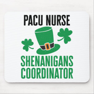 Mousepad Coordenador de Shenanigans de Dia de São Patríci