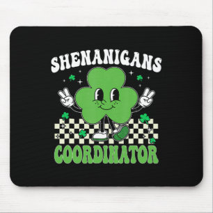 Mousepad Coordenador de Travessuras Professor Shamrock Dia