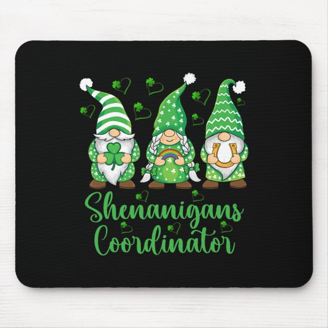 Mousepad Coordenador Shenanigans Gnomos Irlandeses - St Pat (Frente)