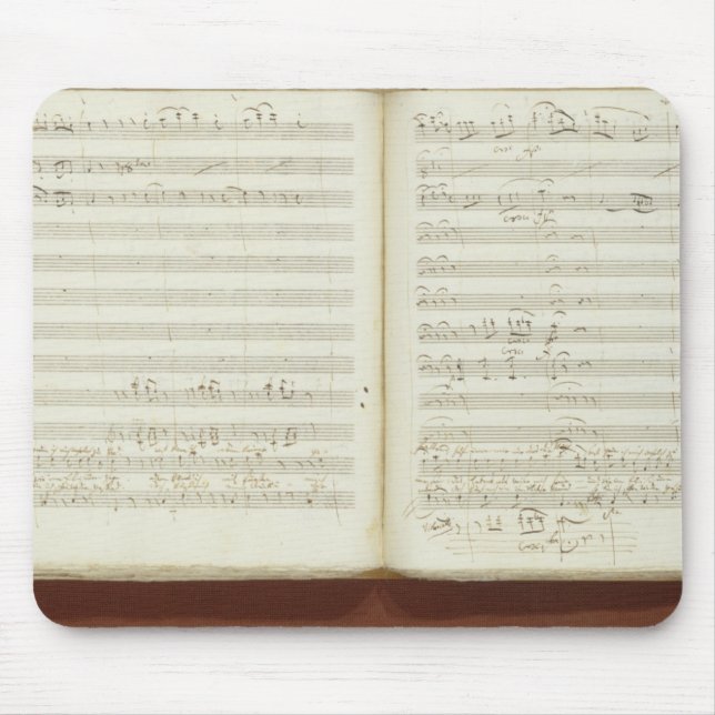 Mousepad Cópia autógrafo 'do Flute mágico (Frente)