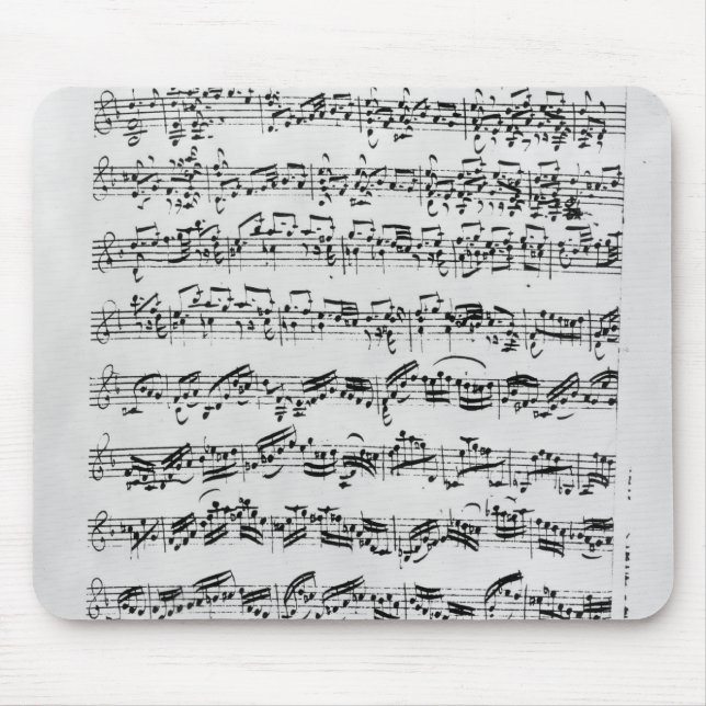 Mousepad Cópia 'de Partita no menor de D para Violin (Frente)